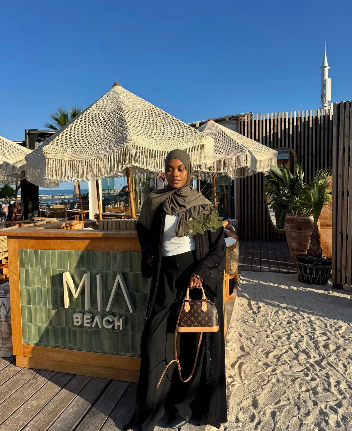 Hijab dentelle