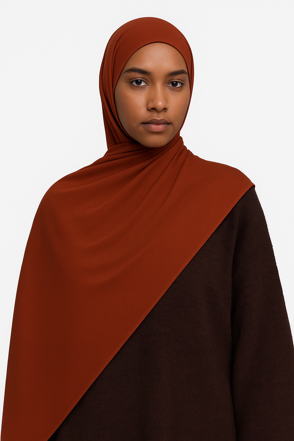 Hijab Bamboo terracota