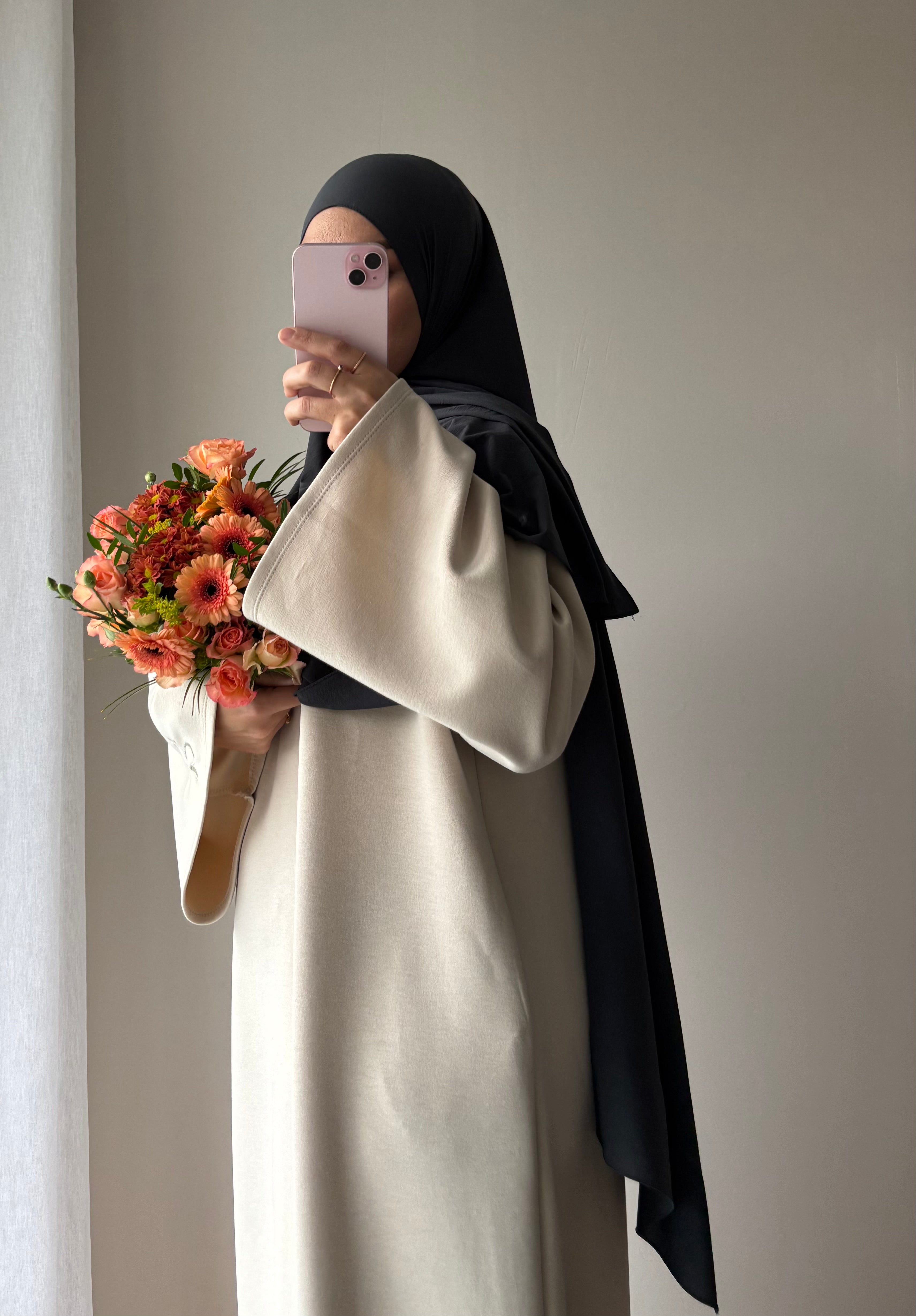 Hijab Airsoft gris anthracite