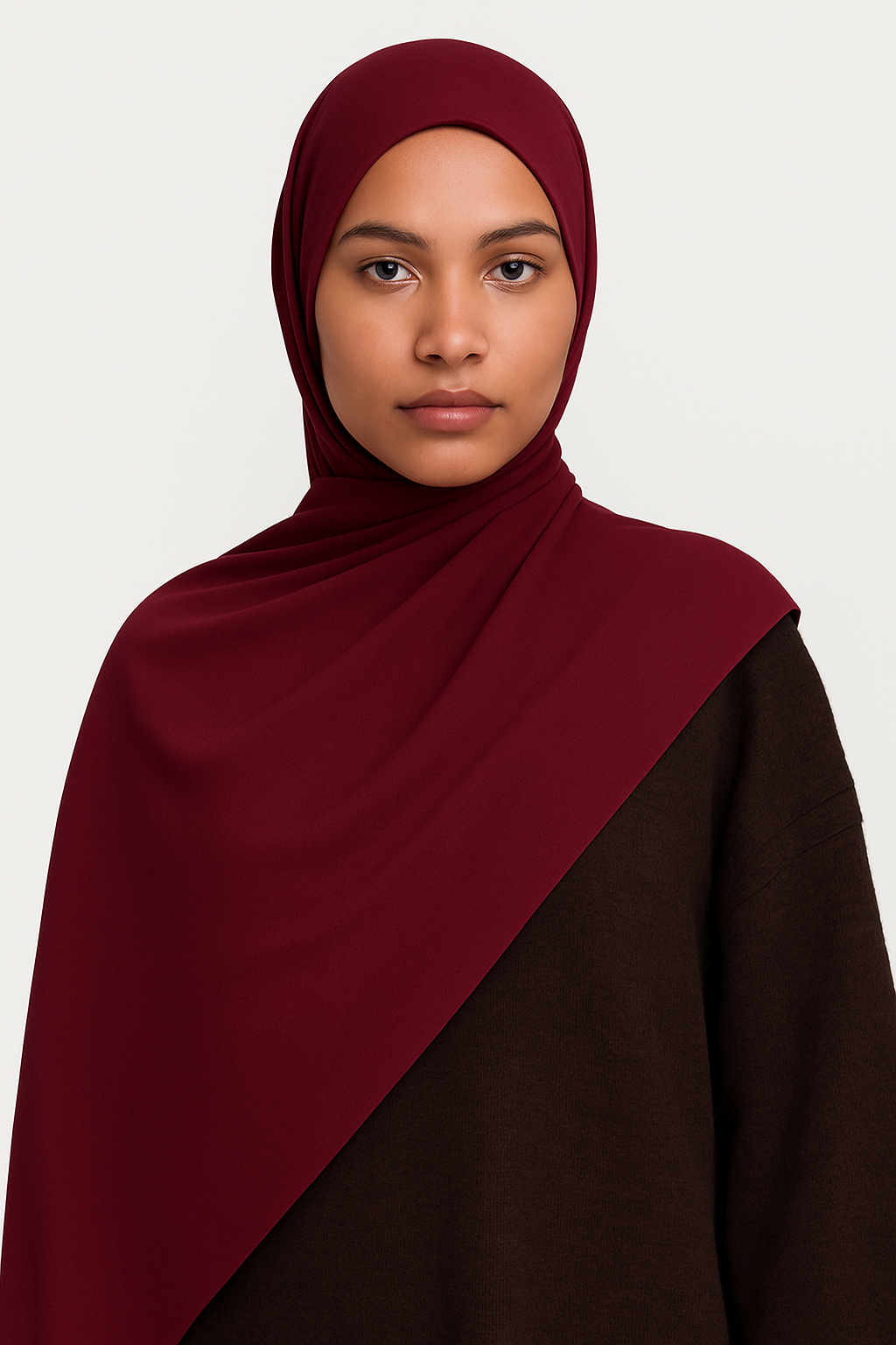 Hijab Bamboo bordeaux
