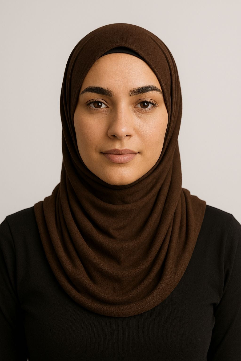 Voile Jersey air soft Chocolat