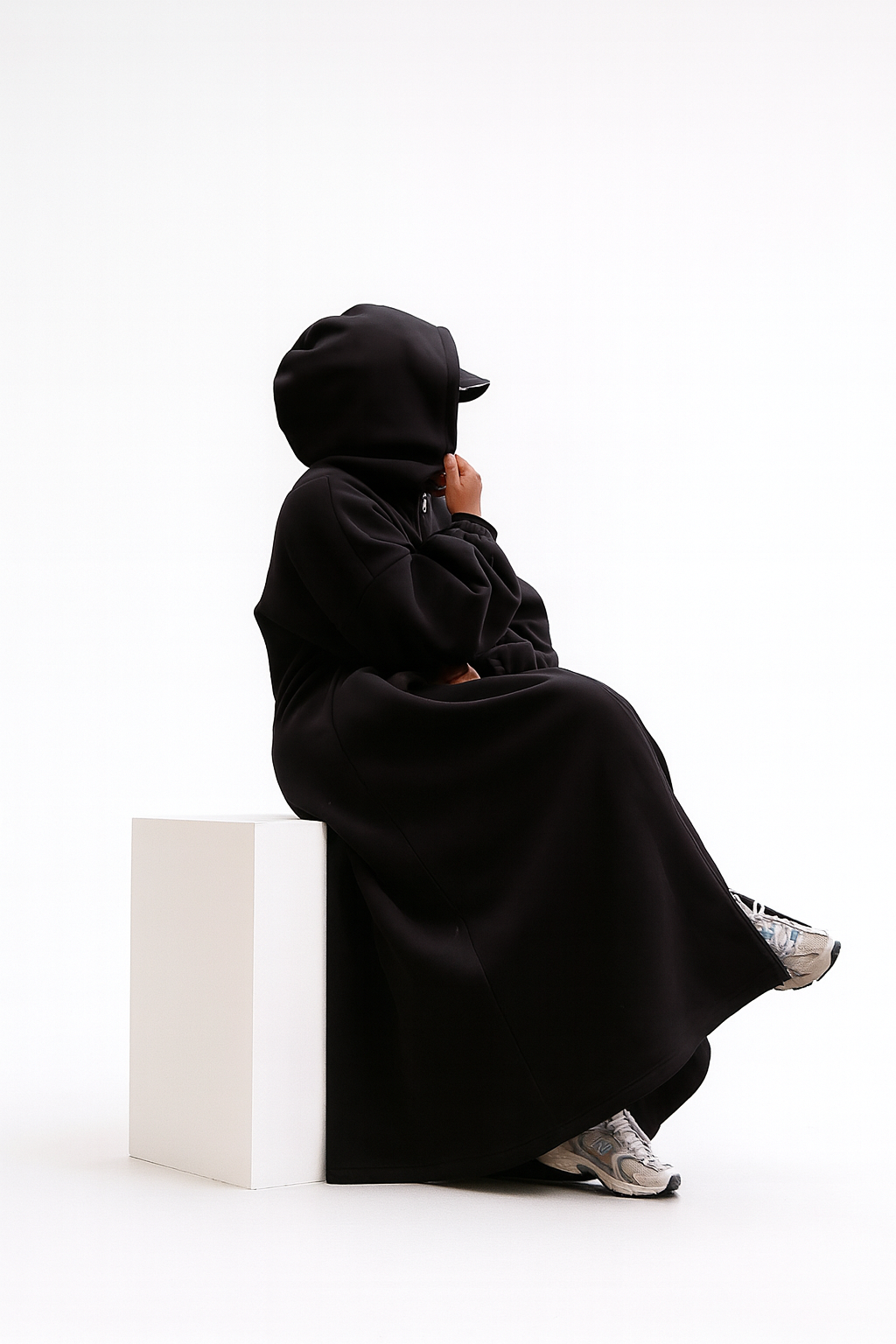 Robe Cocoon™ – Longue, Oversize, 100% Coton & Poches Discrètes